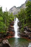 Bridal_Veil_Falls_Telluride_133_07222020 - Frontal look at the first of the intermediate waterfalls en route to the base of Bridal Veil Falls in Telluride