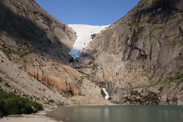 Briksdalsbreen_336_07192019 - While we're on the topic of Global Warming in this page, this was how I saw the Briksdal Glacier 14 years after our first time here. As you can see, the glacier arm has lost almost all of its ice in that period of time!
