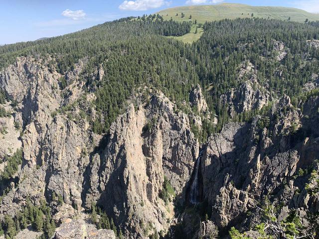 Bucking_Mule_Falls_017_iPhone_08012020 - The panorama encompassing Bucking Mule Falls