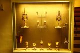Burg_Eltz_106_06172018 - Other interesting golden goblets and cups on display at the Burg Eltz Treasury