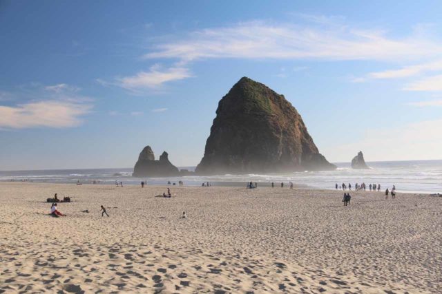 Cannon_Beach_17_007_08172017 - It was a little over a two-hour drive to get from Cannon Beach (shown here is the Haystack Rock) to the Drift Creek Trailhead, which gives you an idea of this detour off the Oregon Coast