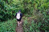 Canon_de_San_Cristobal_007_04202022 - Ricardo descending the steep path into the Cañon de San Cristóbal
