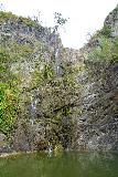 Canon_de_San_Cristobal_046_04202022 - Just the La Niebla Waterfall del Usabon in Canon de San Cristobal