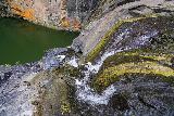 Canon_de_San_Cristobal_074_04202022 - Looking across the profile of the top part of La Cabra Falls in Canon de San Cristobal
