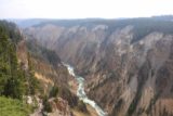 Canyon_North_Rim_054_08102017 - Looking down at the Grand Canyon of the Yellowstone River further downstream along the North Rim Trail