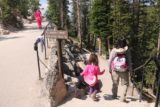 Canyon_North_Rim_092_08102017 - Julie and Tahia making their way down the paved trail to the Red Rock Lookout