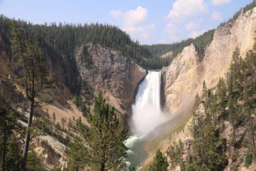 The Lower Falls (of the Yellowstone River) was by far the most popular waterfall in Yellowstone National Park, and it could very well be the park's signature waterfall.  It majestically...