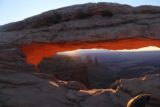 Canyonlands_17_113_04212017 - Beautiful colors starting to show underneath Mesa Arch after sunrise