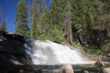 Carlon Falls was a strangely-shaped waterfall that had that rare characteristic of flowing year-round, which was quite a statement to make since most waterfalls within Yosemite National Park...