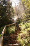 Cascada_de_Gerber_016_06182015 - Looking up the wet steps leading to the very misty mirador de Cascada de Gerber
