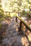 Cascada_de_Gerber_027_06182015 - Carefully going down the wet steps beneath the mirador Cascada de Gerber