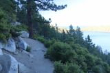 Cascade_Falls_036_06222016 - Looking back at the trail towards Cascade Lake and Lake Tahoe in the distance