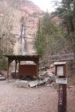 Cascade_Falls_Ouray_015_04172017 - This was the viewpoint of Cascade Falls, which was also next to a bridge as well as a trail junction with the Perimeter Trail