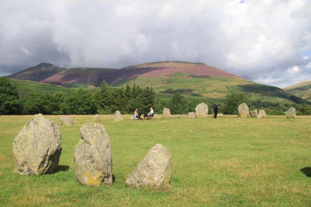 Castlerigg_Stone_Circle_018_08182014 - About 30 minutes from Aira Force was the Castlerigg Stone Circle just a mile outside the town of Keswick, which was a scenic stone circle surrounded by shapely mountains