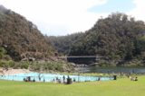 Cataract_Gorge_17_113_11232017 - Looking over the busy swimming pool and lawn area of the First Basin of the Cataract Gorge