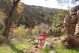 Cedar_Creek_Falls_156_01072017 - Julie and Tahia starting the long uphill hike back to the trailhead by the San Diego Estates during our January 2017 visit