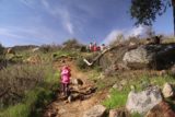 Cedar_Creek_Falls_166_01072017 - Julie and Tahia embarking on the long climb back up to the trailhead by the San Diego Country Estates