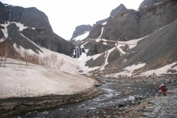 The Changbai Waterfall is a 68m tall side attraction to Changbai Shan.  The North Korea/China border actually passes through Heaven Lake, and the Koreans consider the waters of the lake to be...