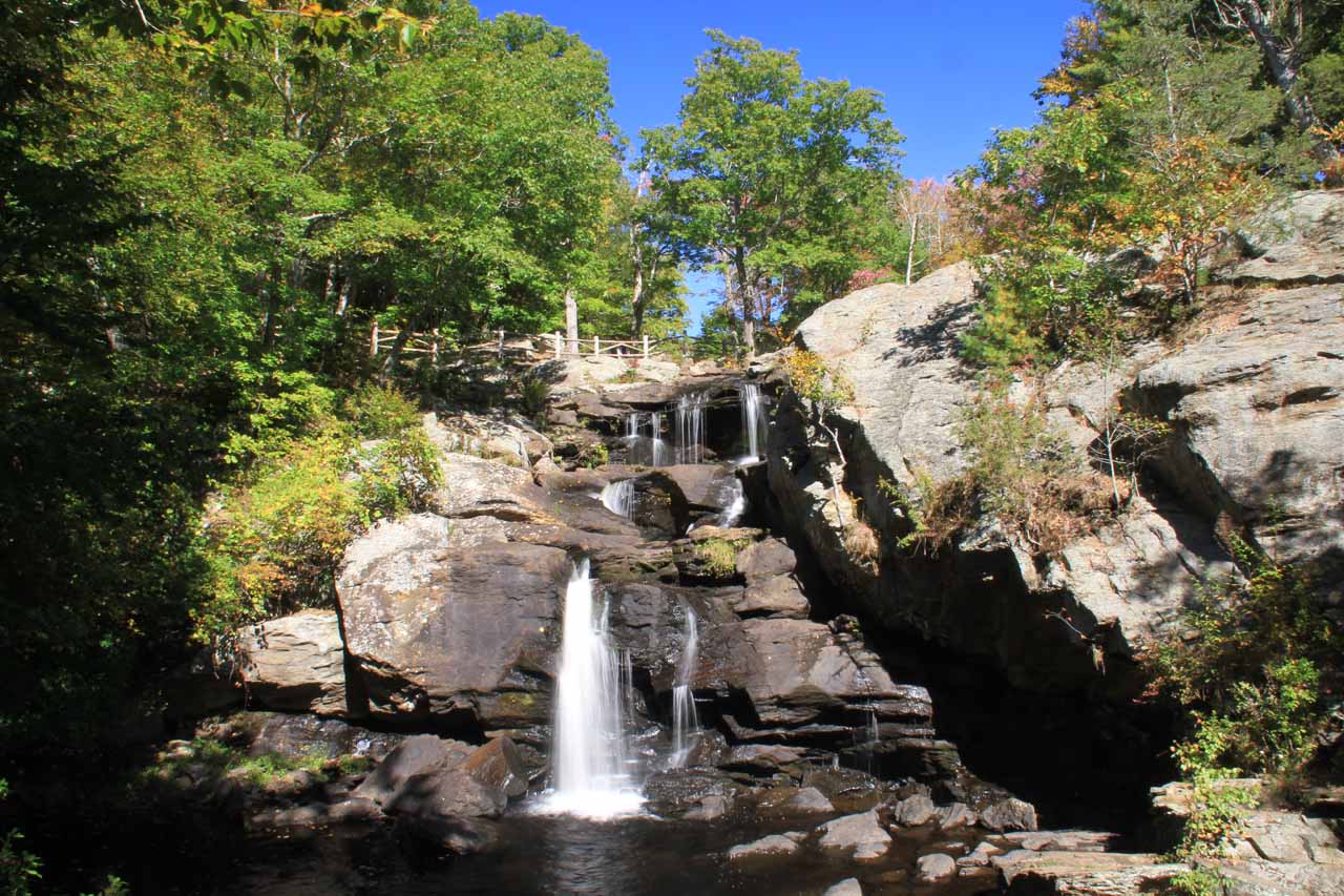 Chapman Falls - A Waterfall in Devil's Hopyard State Park