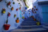Chefchaouen_247_05212015 - A very pretty stairway in the medina of Chefchaouen