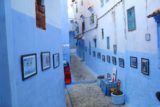 Chefchaouen_440_05212015 - A particular alleyway flanked by a lot of paintings