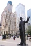 Chicago_350_10072015 - Statue of 'Mr Chicago' as seen while on the Chicago River Walk