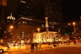 Chicago_865_10082015 - Night view across Michigan Ave towards the castle-like Chicago Water Works building