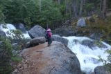 Chilnualna_Falls_17_078_06172017 - Mom taking a brief break to check out the second Chilnualna Falls during our June 2017 hike