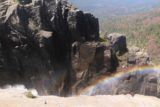Chilnualna_Falls_17_298_06172017 - Looking over the brink of the highest of the Chilnualna Falls, which was now yielding a double rainbow on our return hike in June 2017