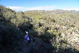 Chiquito_Falls_034_12312021 - The group descending towards the top of San Juan Falls