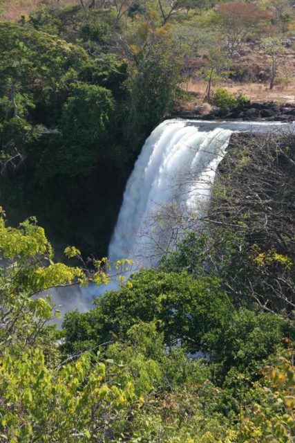 Chishimba_Falls_007_06032008 - Distant angled view of the main Chishimba Falls from the main trail