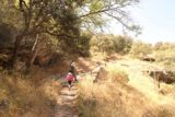 Cimbarra_094_05302015 - Julie and Tahia making the climb back up to the main trail
