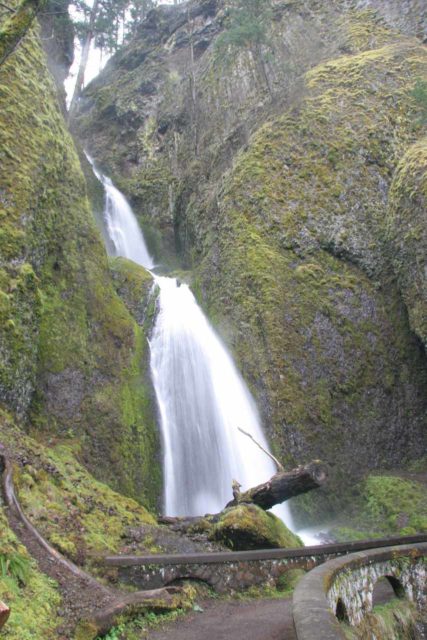 Columbia_River_Gorge_432_03302009 - Full view of the Wahkeena Falls from the bridge across its base