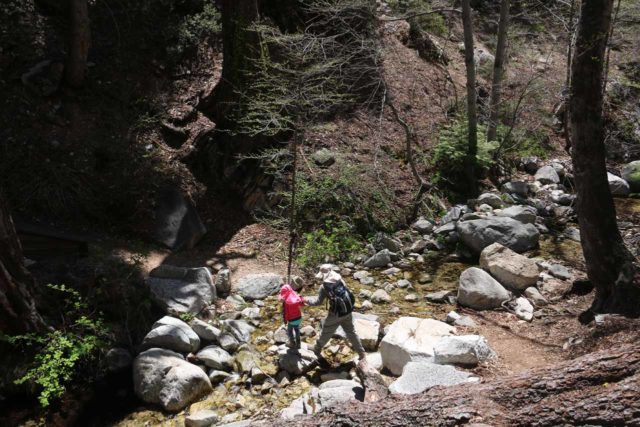 Cooper_Canyon_Falls_056_05012016 - Julie and Tahia crossing Buckhorn Creek