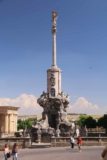 Cordoba_250_05312015 - A tall pillar and fountain near the Roman Bridge