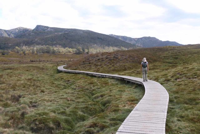 Crater_Falls_17_048_11292017 - Julie on the boardwalk near Ronny Creek