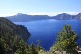 Crater_Lake_119_07152016 - Looking back towards the East Rim of Crater Lake where the deep sapphire blue color was very apparent