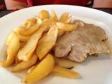 Crowne_Plaza_Malpensa_001_jx_06062013 - The veal and soggy fries that was probably the worst meal we had on this trip