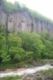 Daisetsuzan_143_06052009 - Another examination of the basalt columns opposite the walkway leading to the Hagoromo Waterfall