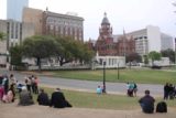 Dallas_072_03182016 - Another look across the infamous lawn where a second shot was said to have been fired at JFK in Dealey Plaza