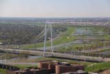 Dallas_802_03192016 - Looking towards one of the bridges spanning the Trinity River as seen from the Reunion Tower