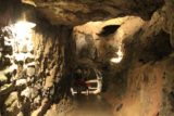 Dan-yr-Ogof_Showcaves__015_09042014 - Julie and Tahia making their way through classic cave formations in Dan yr Ogof Cave