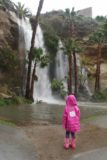 Dana_Point_Waterfall_022_01222017 - This was about as close as Tahia could safely view the Dana Point Waterfall.  It wasn't wise to get any closer due to the high bacteria levels in the water and its spray as well as the slippery and muddy conditions all around the plunge pool
