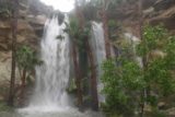 Dana_Point_Waterfall_028_01222017 - Misty frontal view of the Dana Point Waterfall looking as full as we'd ever see it