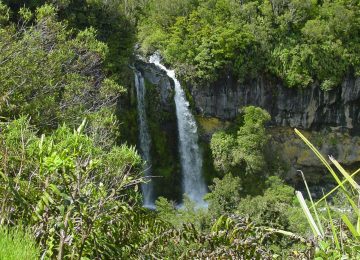 Dawson Falls was our convenient waterfalling excuse to explore more of the conical Mt Tarnaki - the centerpiece of Egmont National Park.  The funny thing about this classically-shaped volcano was...