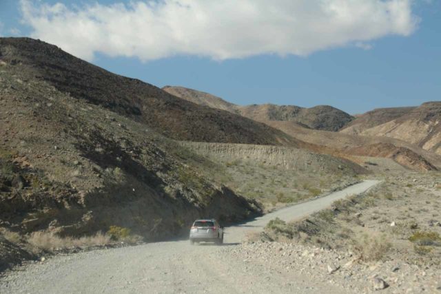 Death_Valley_17_001_04082017 - Driving along the unpaved Darwin Falls Road after leaving the Hwy 190 about a mile west of the Panamint Springs Resort