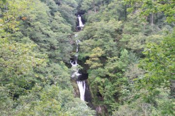Mynach Falls (Rhaeadr Mynach in Welsh [pronounced 