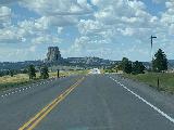 Devils_Tower_002_iPhone_07302020 - On the road approaching the imposing Devil's Tower