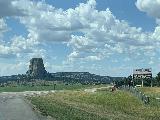 Devils_Tower_006_iPhone_07302020 - Another look towards the Devil's Tower while we were pulled over at a very large pullout along the Hwy 24