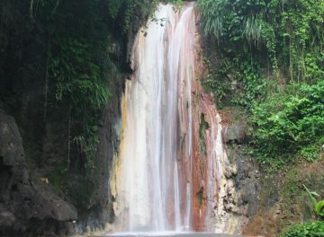Diamond Falls is probably the main attraction of the Diamond Botannical Gardens & Waterfall property.  What makes this waterfall stand out is that its waters are laced with...